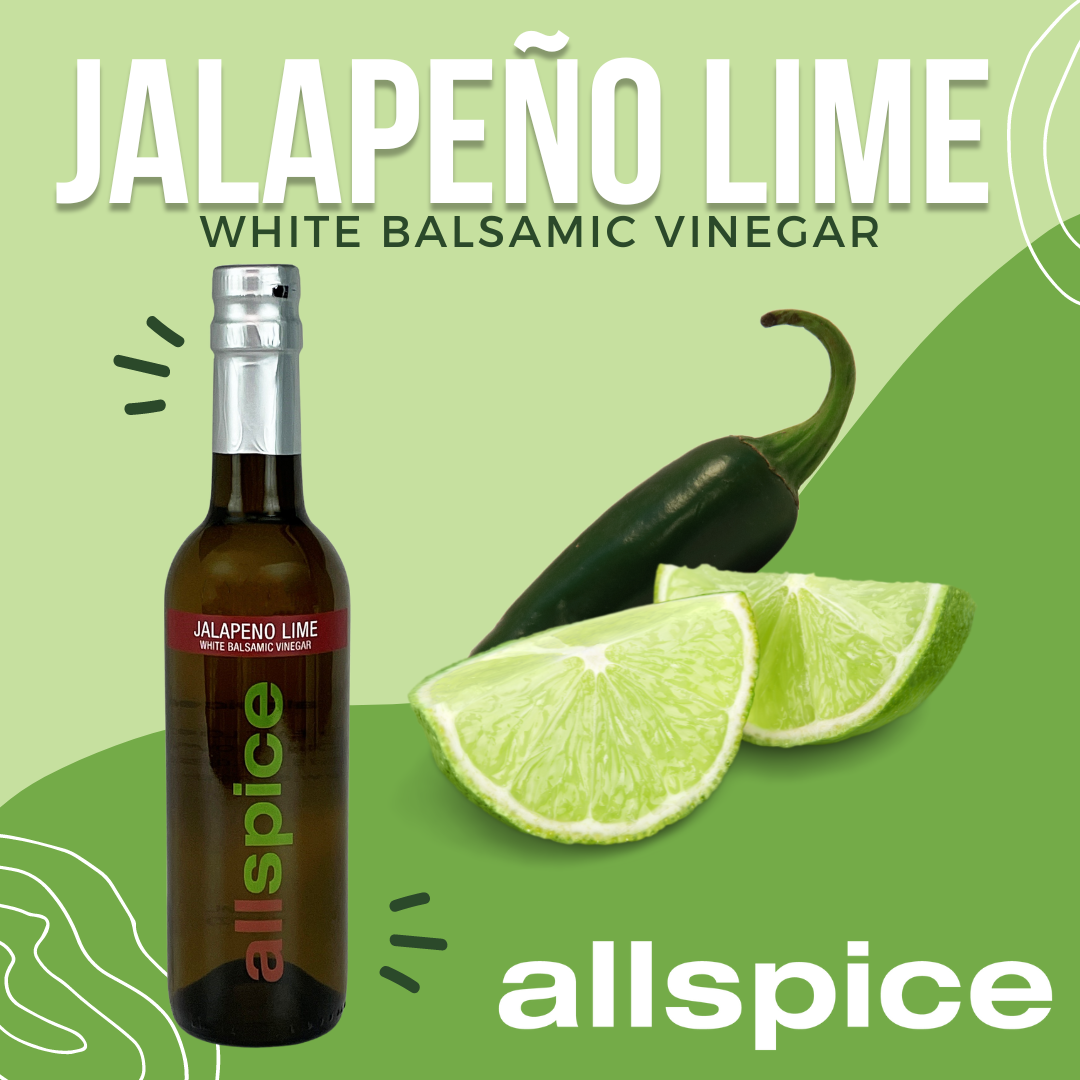 Spotlight Spice Jalapeño Lime White Balsamic Vinegar AllSpice Culinarium