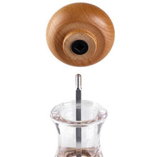 Load image into Gallery viewer, BEECH WOOD & ACRYLIC SALT & PEPPER MILL SET