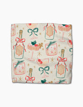 Load image into Gallery viewer, Geometry Dishcloth: Christmas Cocktails