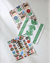 Load image into Gallery viewer, Geometry Dishcloth: Festive Folk