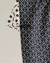 Load image into Gallery viewer, Geometry Luxe Kitchen Towel: Tulip Noir