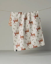 Load image into Gallery viewer, Geometry Luxe Kitchen Towel: Winter Reindeer