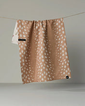 Load image into Gallery viewer, Geometry Luxe Kitchen Towel: Winter Reindeer