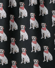 Load image into Gallery viewer, Geometry Kitchen Tea Towel: Bulldog Club (Black)