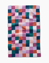 Load image into Gallery viewer, Geometry Kitchen Tea Towel: Fall Checkers