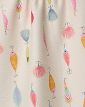 Load image into Gallery viewer, Geometry Kitchen Tea Towel: Fishing Lures