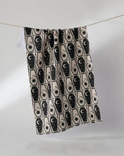 Load image into Gallery viewer, Geometry Kitchen Tea Towel: Gothic Slumber