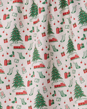 Load image into Gallery viewer, Geometry Kitchen Tea Towel: Holiday Jubilee (Traditional)