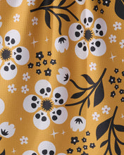 Load image into Gallery viewer, Geometry Kitchen Tea Towel: Marrow Bloom (Orange)