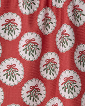 Load image into Gallery viewer, Geometry Kitchen Tea Towel: Merry Mistletoe