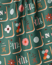 Load image into Gallery viewer, Geometry Kitchen Tea Towel: Moss Tile Toss