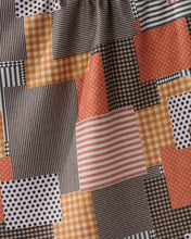 Load image into Gallery viewer, Geometry Kitchen Tea Towel: Patch and Pumpkin