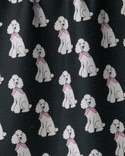 Load image into Gallery viewer, Geometry Kitchen Tea Towel: Poodle Parade (White)