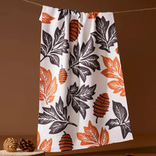 Load image into Gallery viewer, Geometry Kitchen Tea Towel: Woodland Waltz