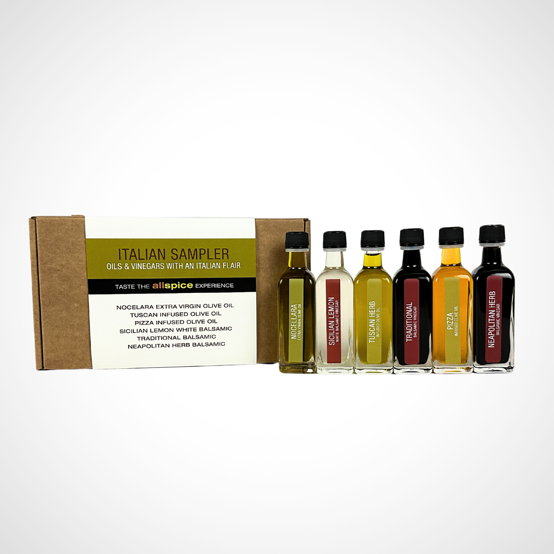 Italian Sampler Oil & Vinegar Set – AllSpice Culinarium