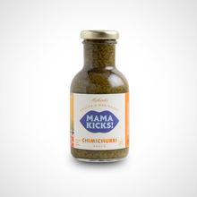 Load image into Gallery viewer, Mama Kicks! Sauces 9 oz. glass bottle