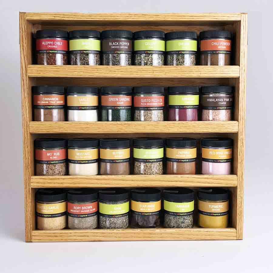 Spice Rack, Hanging 24 Jar – AllSpice Culinarium
