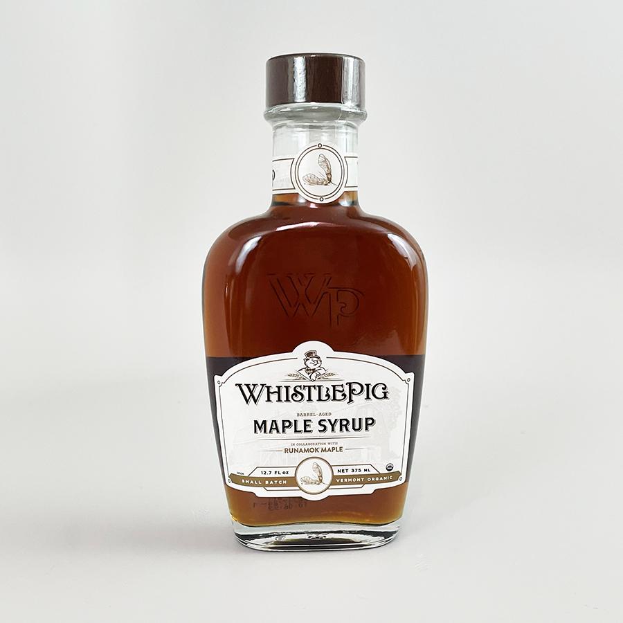 Runamok WhistlePig Whiskey Maple Syrup 375 ml glass bottle