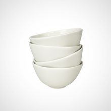 Load image into Gallery viewer, White Ribbed Dipping Bowls (Set of Four)
