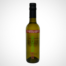 Load image into Gallery viewer, Cilantro &amp; Garlic White Balsamic Vinegar 375 ml (12 oz) Bottle
