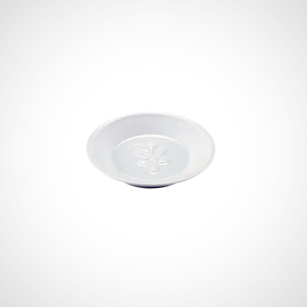 Embossed Porcelain Oil Dipping Dish