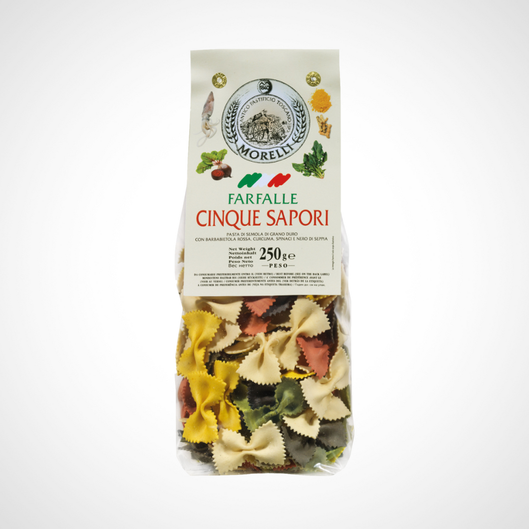 Morelli 5 Color Farfalle Pasta