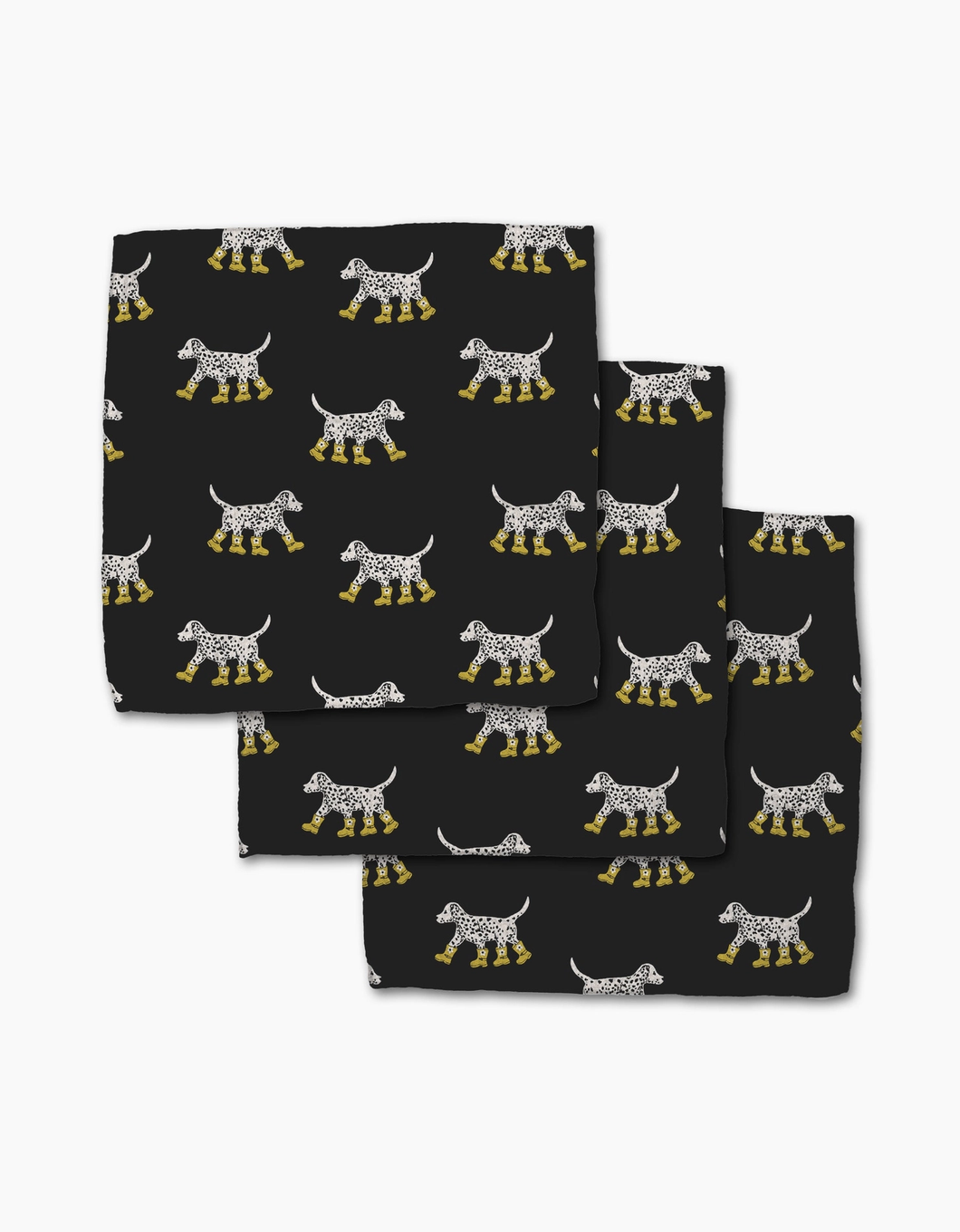 Geometry Dishcloth: Dalmatian in Boots