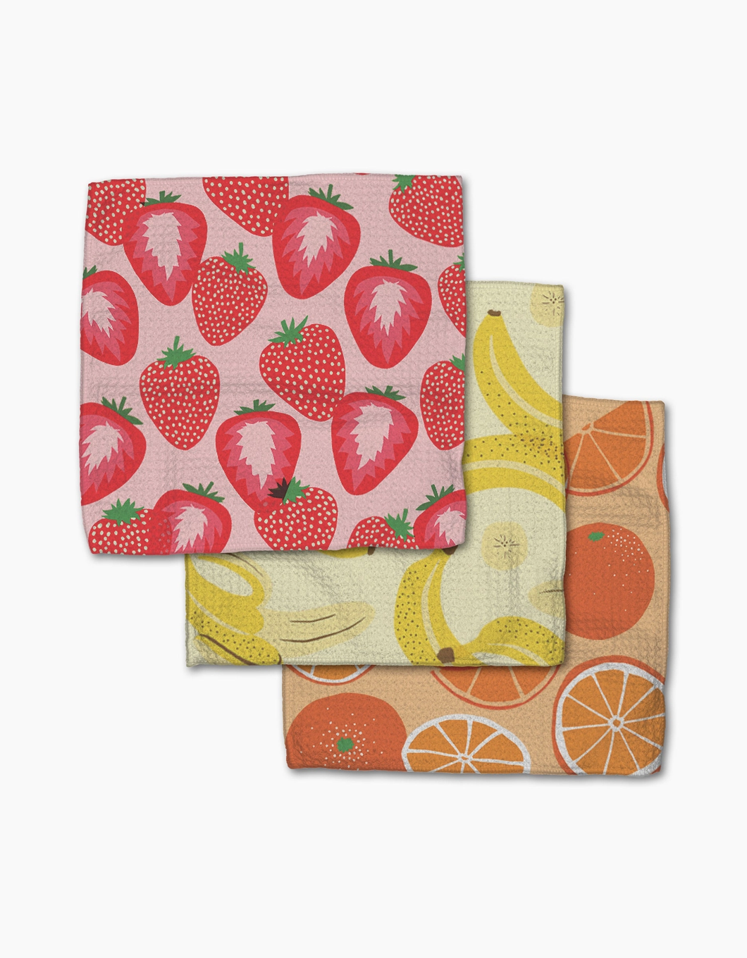 Geometry Dishcloth: Favorite Fruit