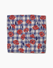 Load image into Gallery viewer, Geometry Dishcloth: Forever Free Poppies
