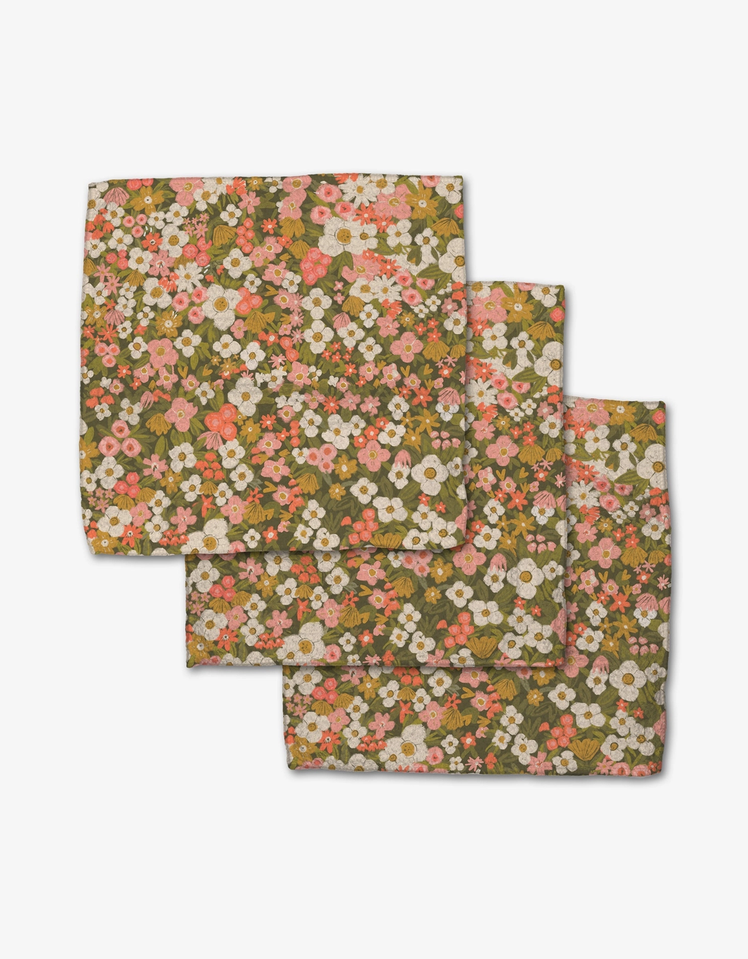 Geometry Dishcloth: Gilded Garden