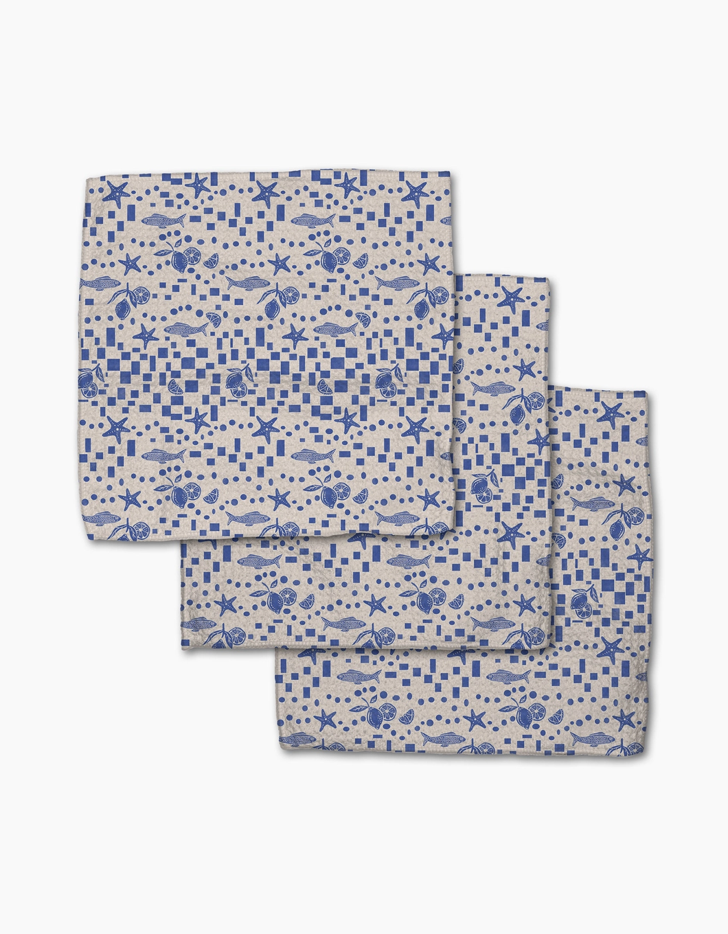 Geometry Dishcloth: Santorini Tile