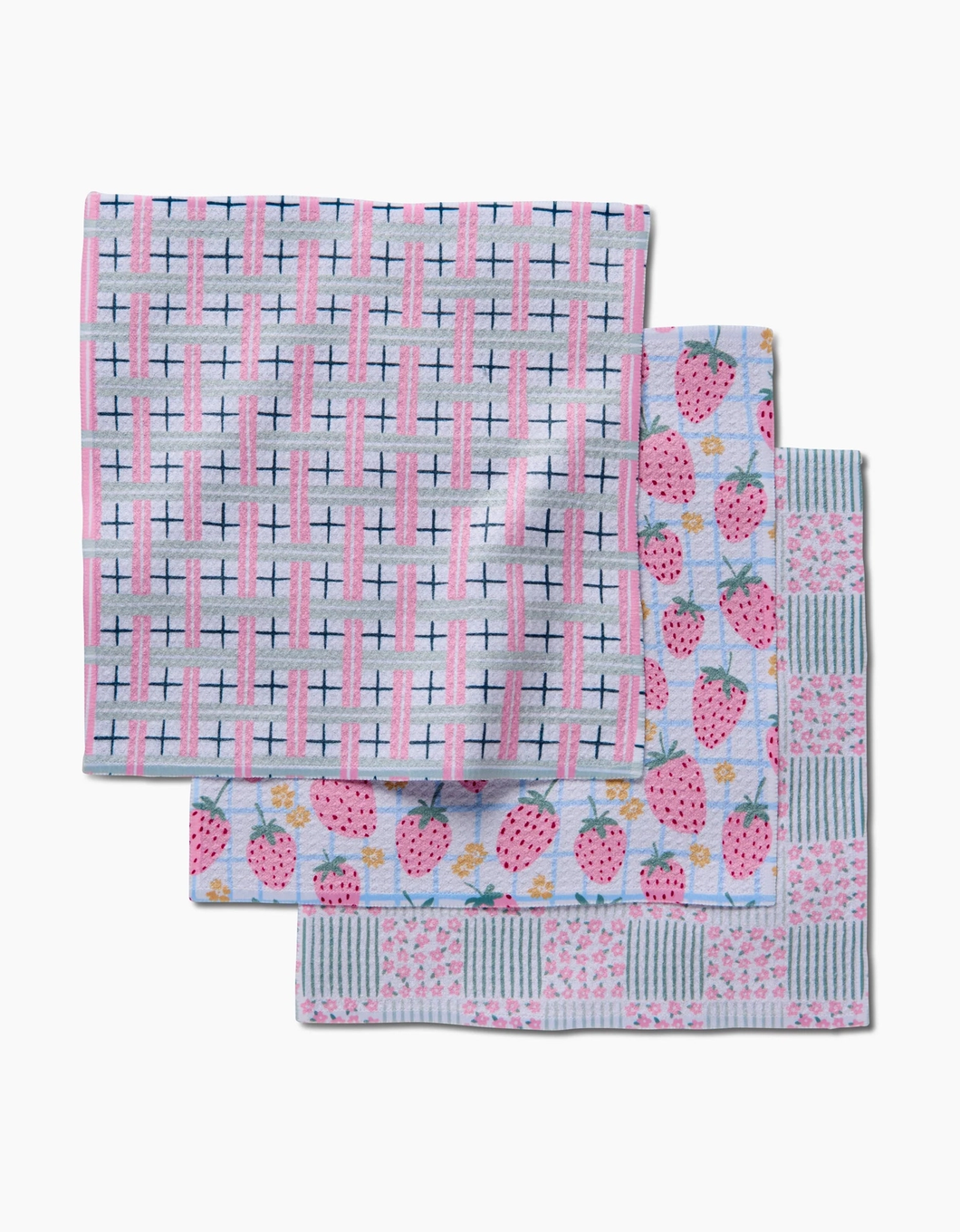 Geometry Dishcloth: Spring Picnic Day