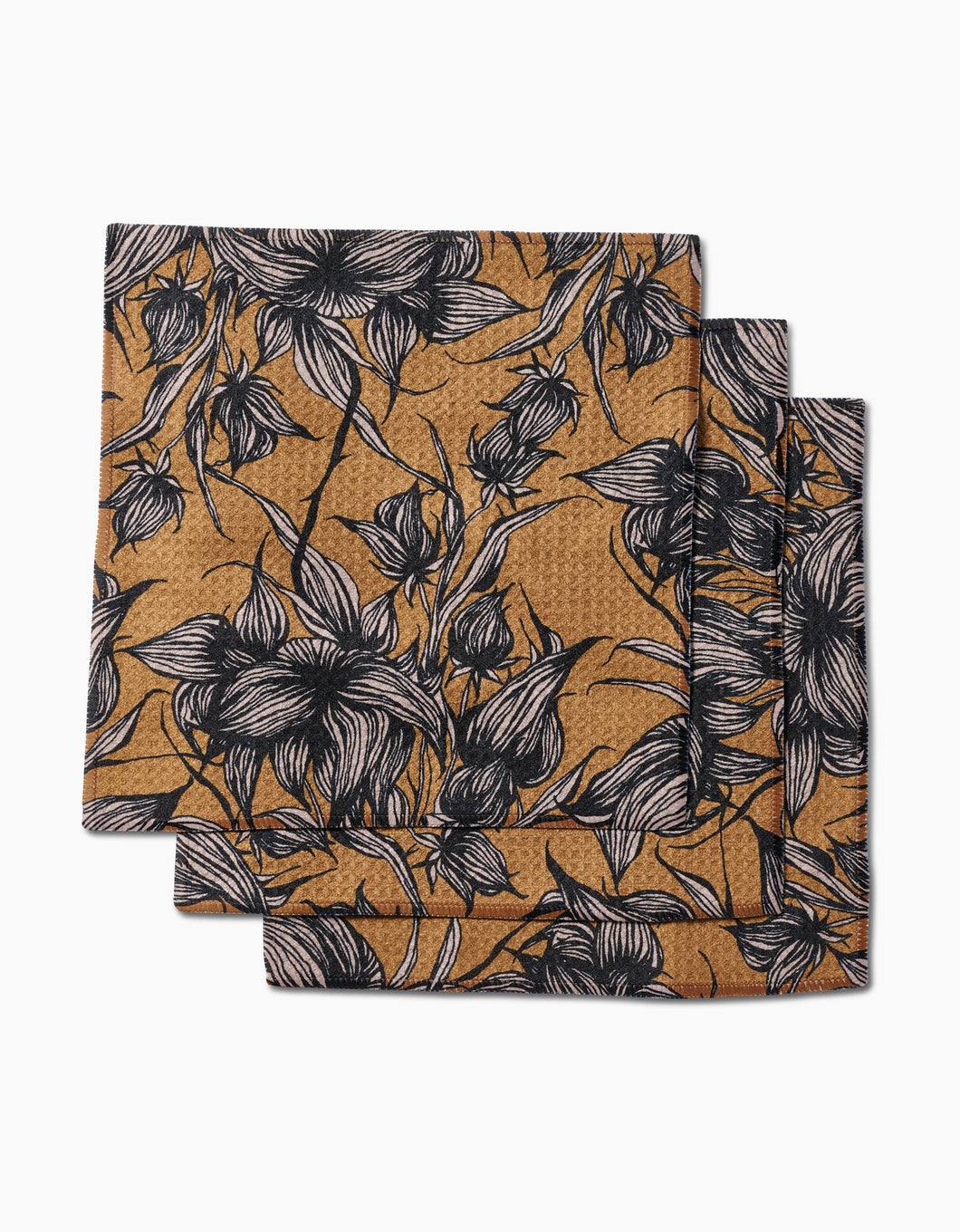 Geometry Dishcloth: Stay Saffron