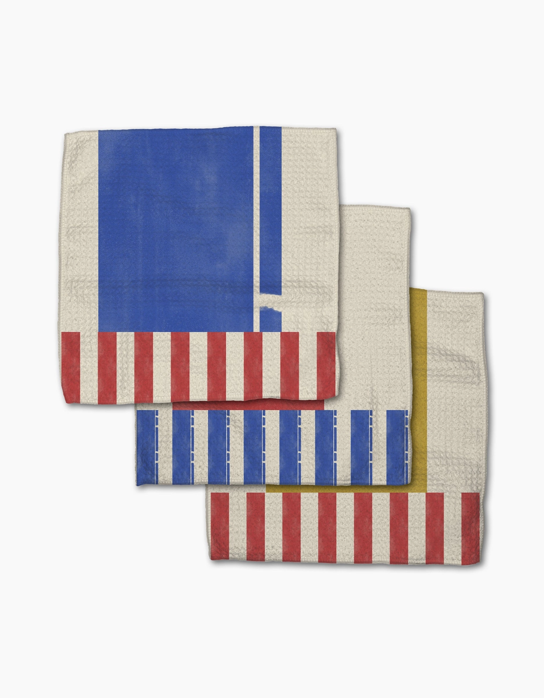 Geometry Dishcloth: Striped Heart
