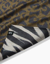 Load image into Gallery viewer, Geometry Double Sided Kitchen Tea Towel: Safari
