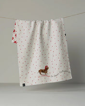 Load image into Gallery viewer, Geometry Luxe Kitchen Towel: Dachshund Dash
