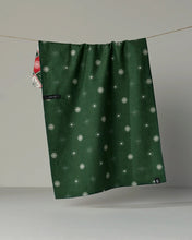 Load image into Gallery viewer, Geometry Luxe Kitchen Towel: Snowflake Chalet (Traditional)
