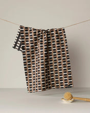 Load image into Gallery viewer, Geometry Luxe Kitchen Towel: Terra
