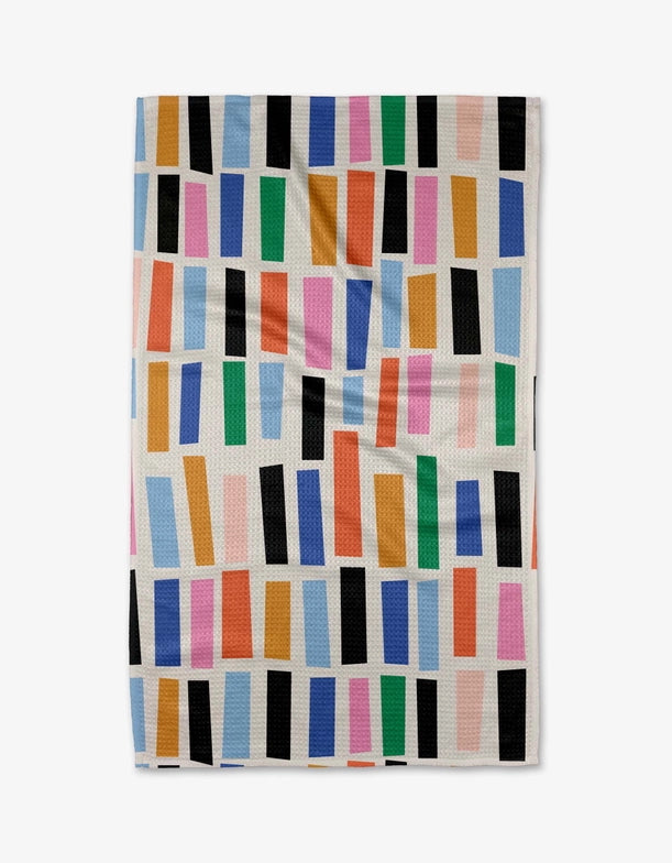 Geometry Kitchen Tea Towel: Bricks