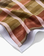 Load image into Gallery viewer, Geometry Kitchen Tea Towel: Fall Harvest Stripes
