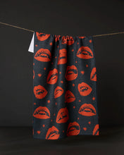 Load image into Gallery viewer, Geometry Kitchen Tea Towel: Fangs
