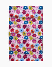 Load image into Gallery viewer, Geometry Kitchen Tea Towel: Flower Fling
