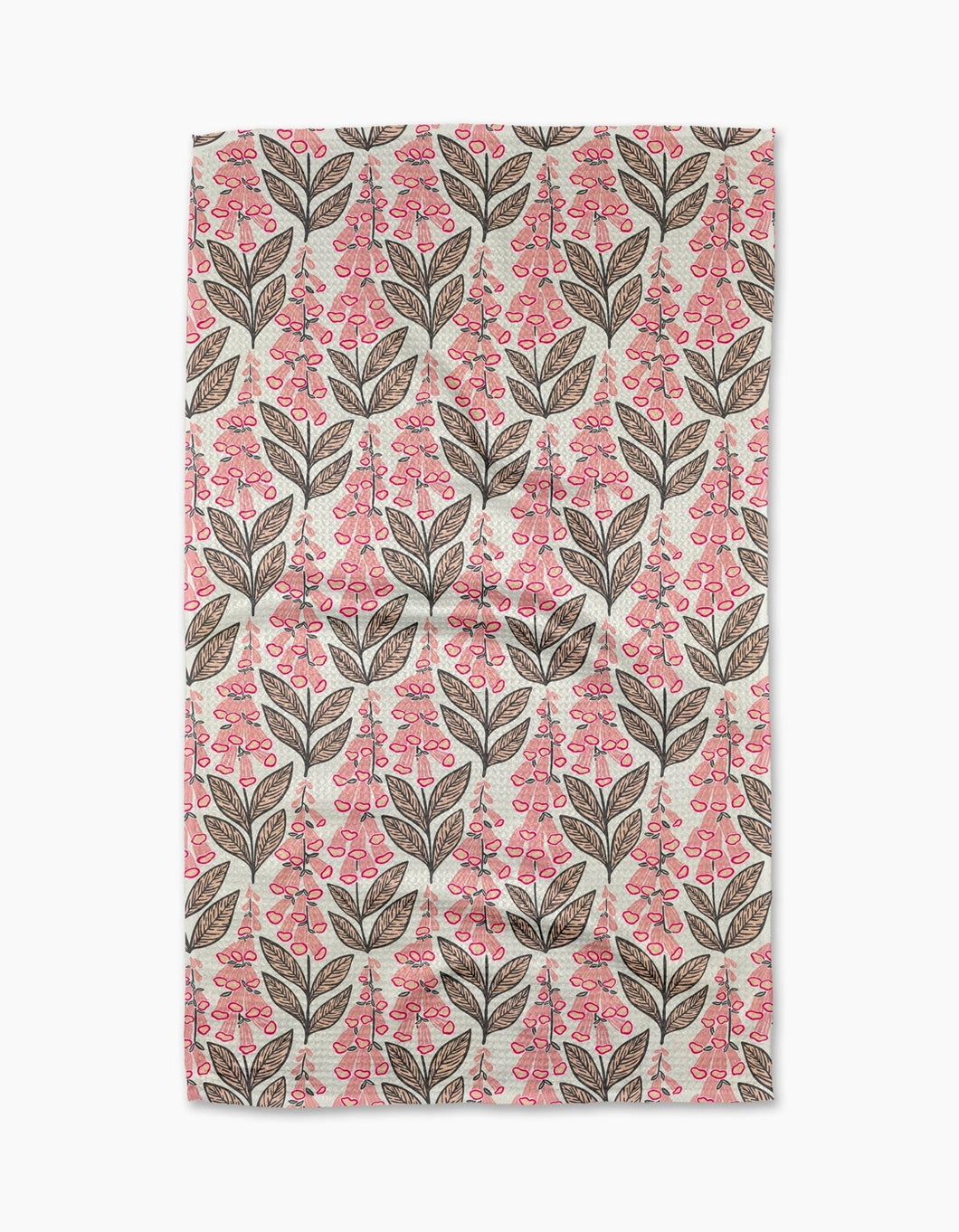 Geometry Kitchen Tea Towel: Foxglove Finery