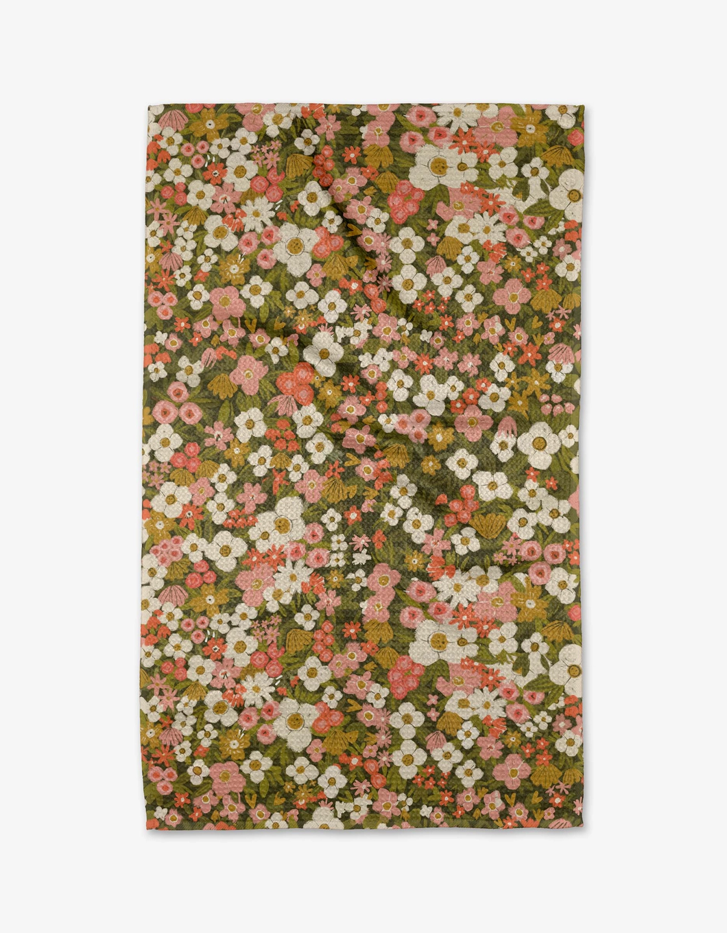 Geometry Kitchen Tea Towel: Gilded Garden