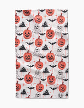 Load image into Gallery viewer, Geometry Kitchen Tea Towel: Halloween is Here
