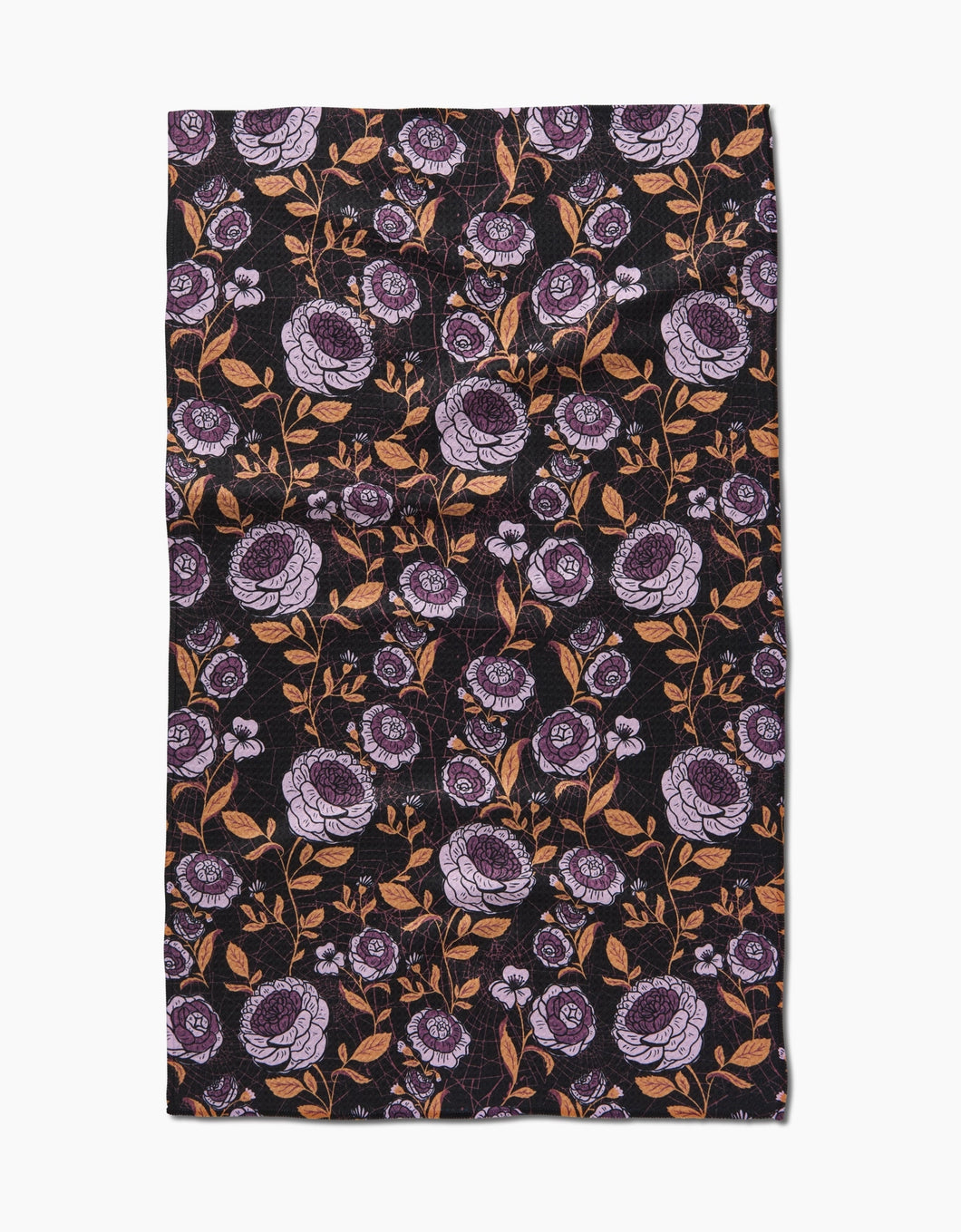 Geometry Kitchen Tea Towel: Haunted Roses