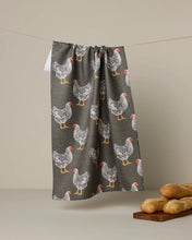 Load image into Gallery viewer, Geometry Kitchen Tea Towel: Hen House
