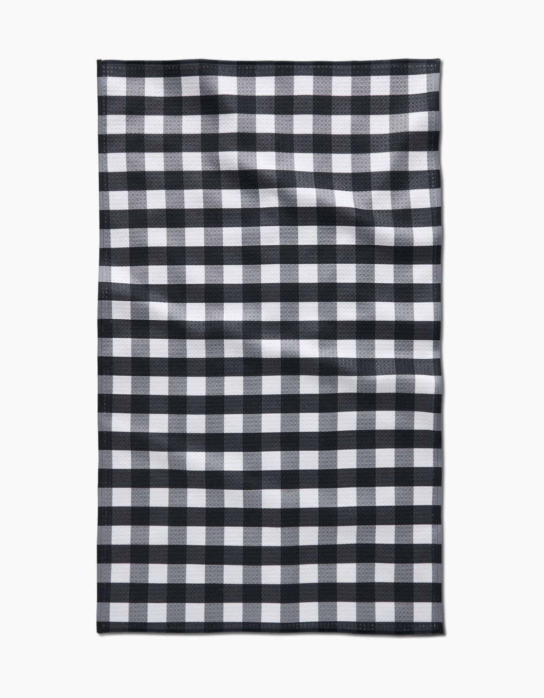 Geometry Kitchen Tea Towel: Midnight Flannel