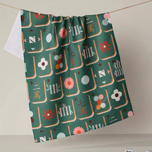 Load image into Gallery viewer, Geometry Kitchen Tea Towel: Moss Tile Toss
