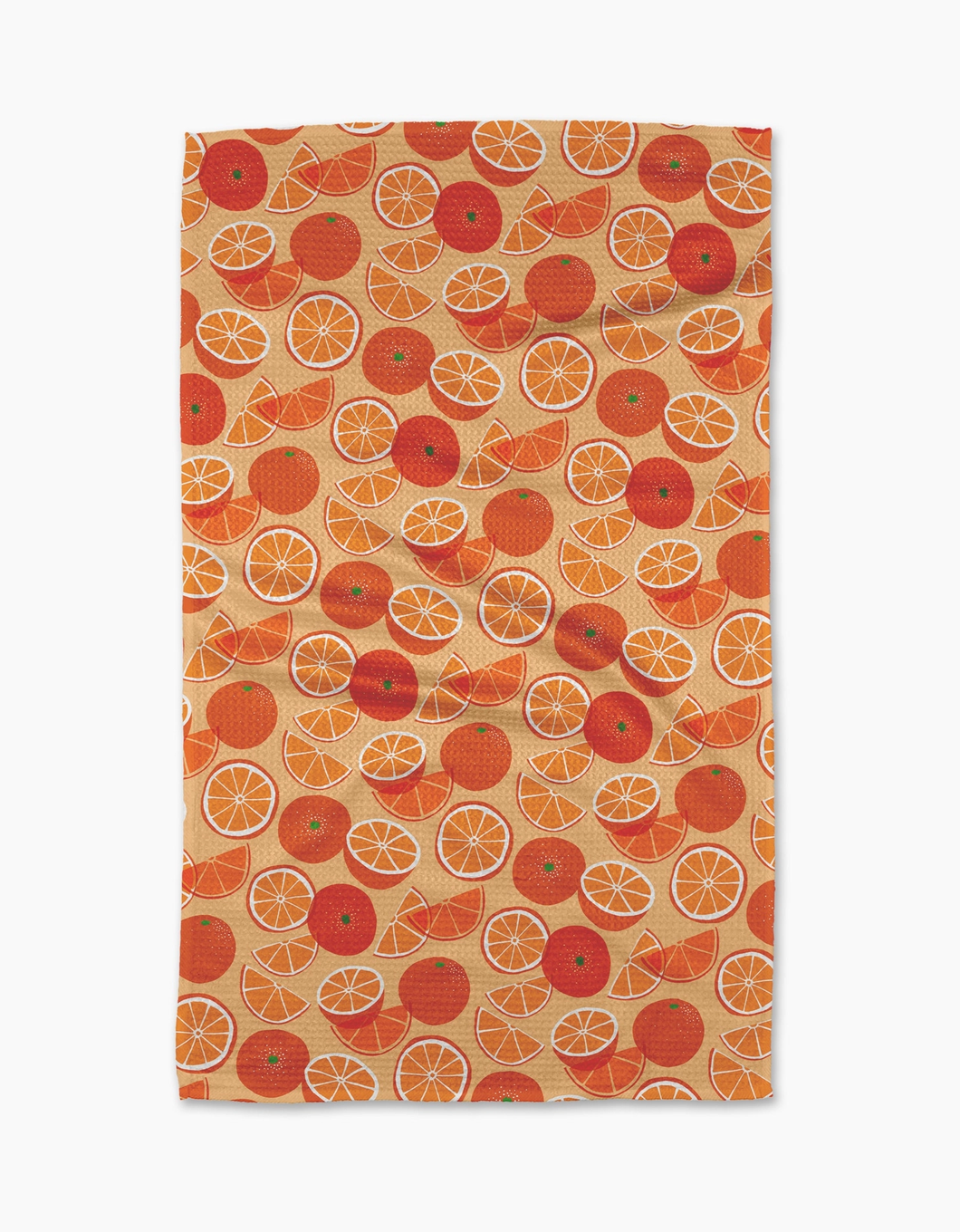 Geometry Kitchen Tea Towel: Only Oranges